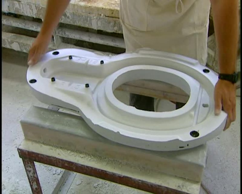PIECES ARE GENTLY ASSEMBLED