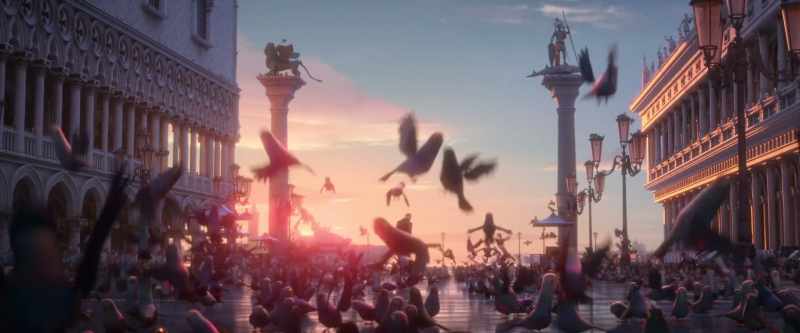 (PIGEONS COOING)