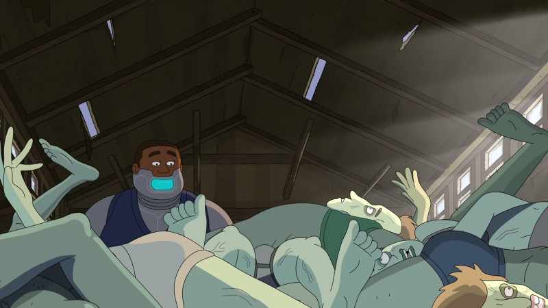 [pile creaking]