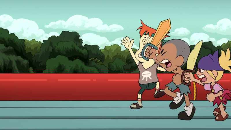 [pirate kids yelling]