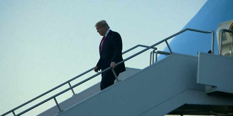 (plane idling) -Leading up to the election