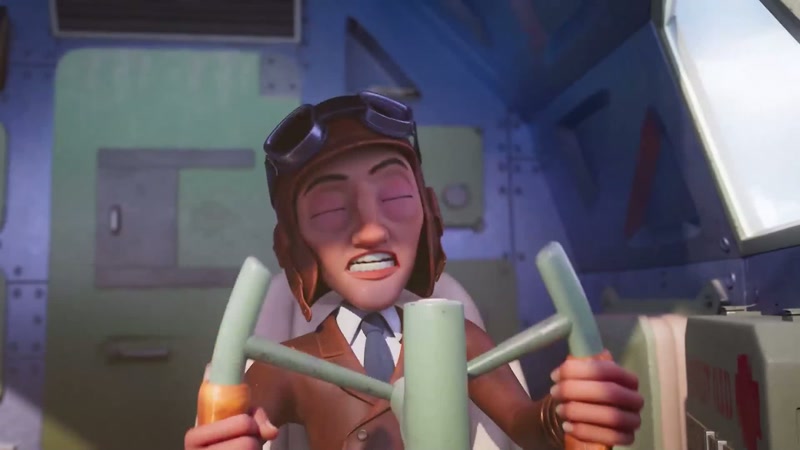 (plane rumbling)
