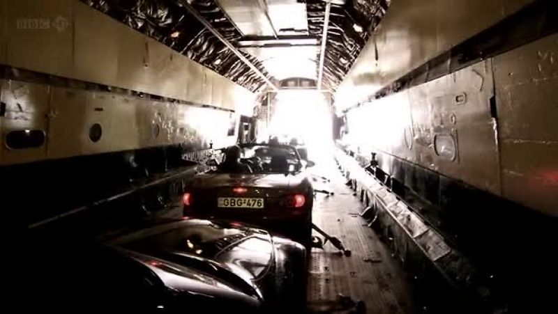 PLANE'S TYRES SCREECH We're down. Whoa!