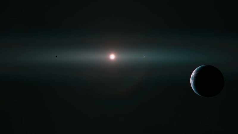 planets at just the right distance for their surfaces