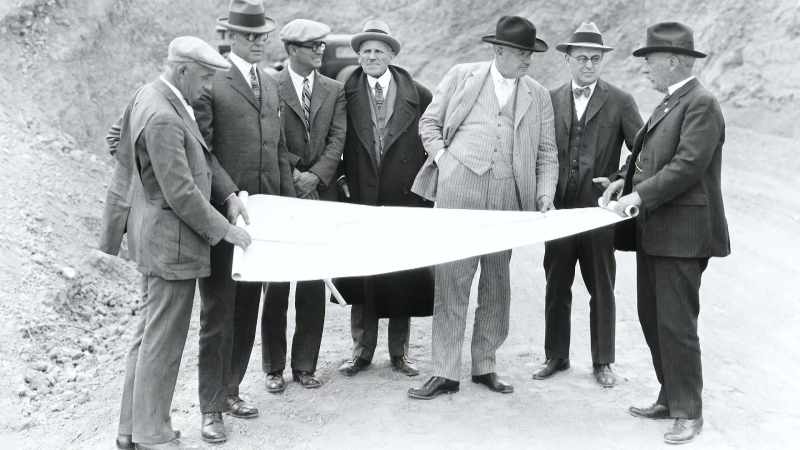 Plans were drawn up in Mulholland's offices