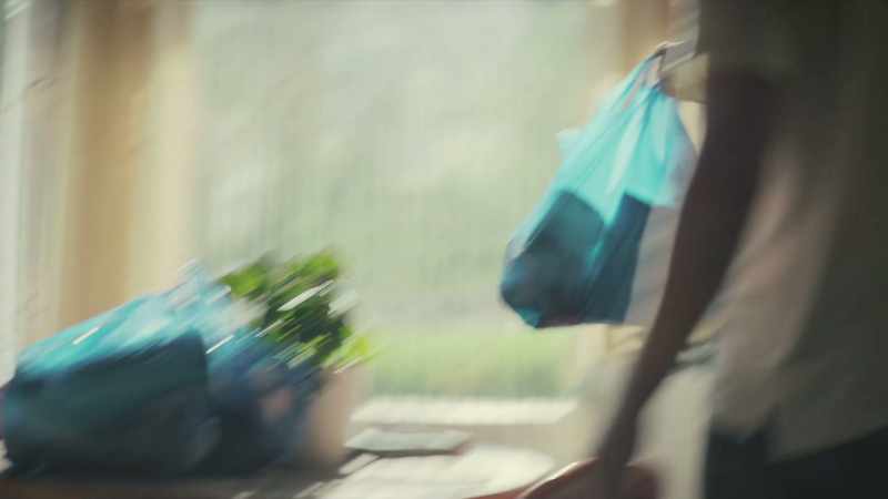 [ Plastic bag crinkles ]