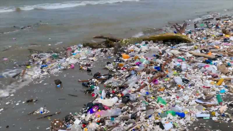 Plastic breaks down