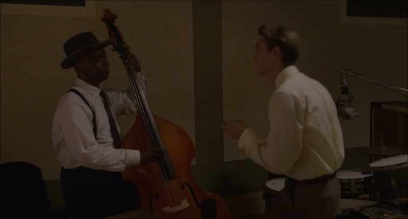 (playing bass)