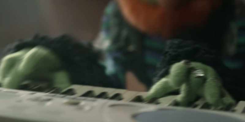 (PLAYING FRENETICALLY)