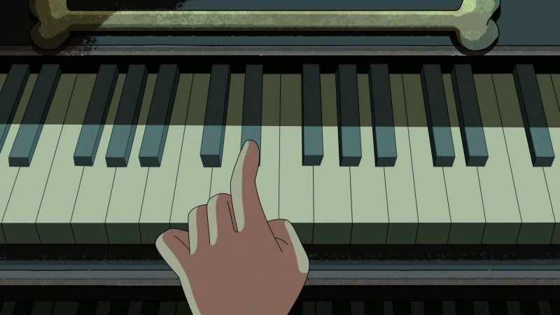 [plays organ]