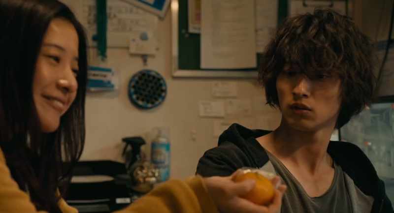 please enter! This is an orange and a steamed cake