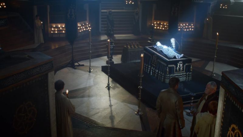 Please give the Queen a moment alone with her son