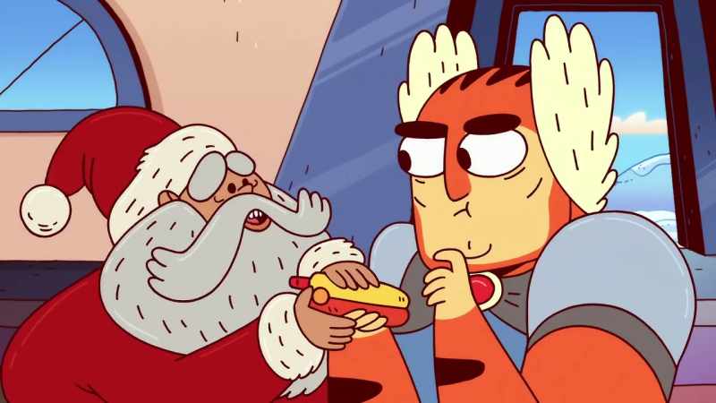 Please. I have to deliver these presents tonight
