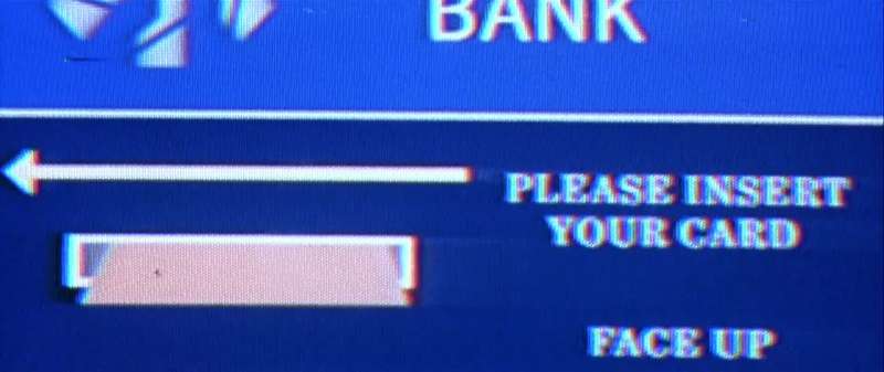 Please insert your stolen card now