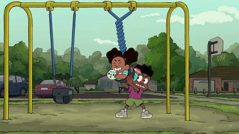 Please keep all hands and feet inside the swing