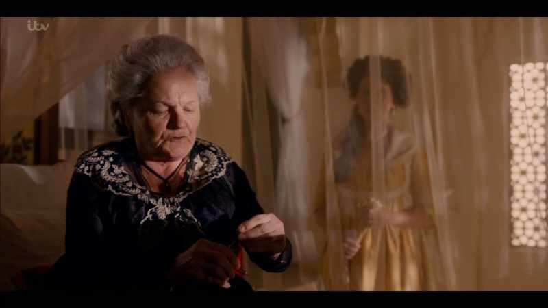 Please, leave me after such a distressing afternoon, Violet