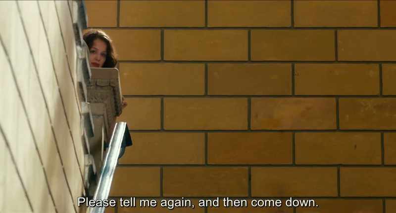 Please tell me again, and then come down