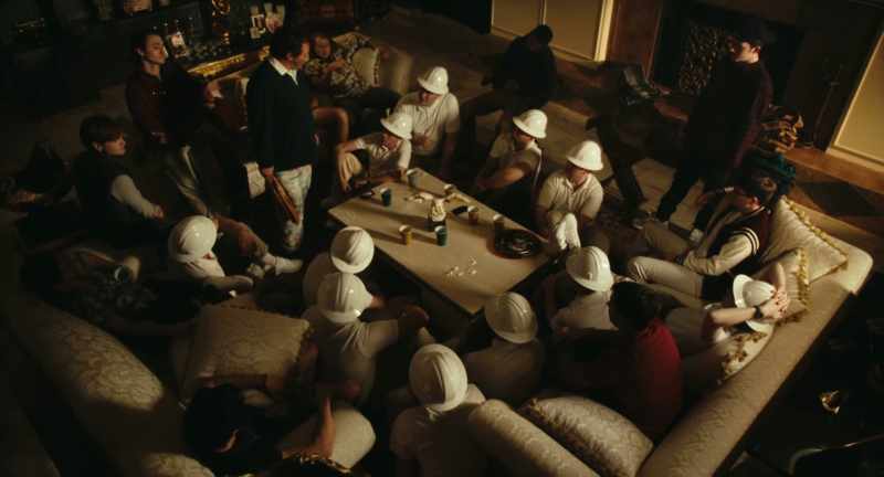 Pledges, there's a keg in the trophy room