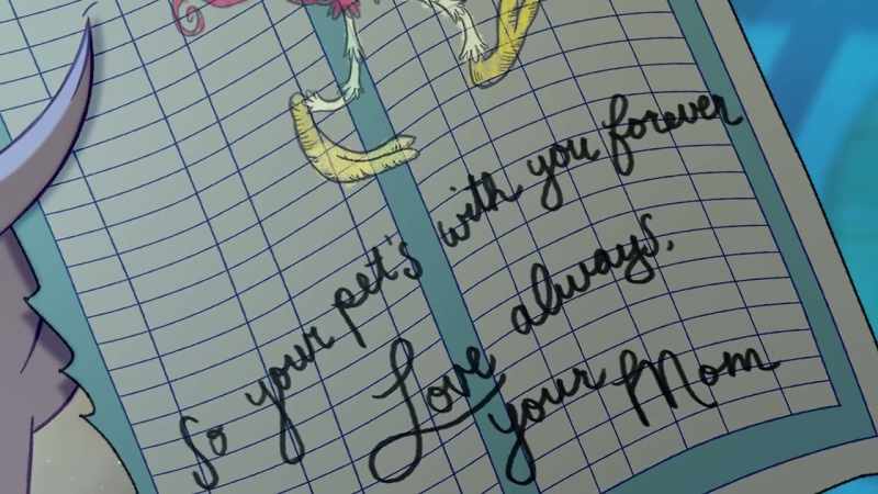 Plus, a note that was written with pencil in palm