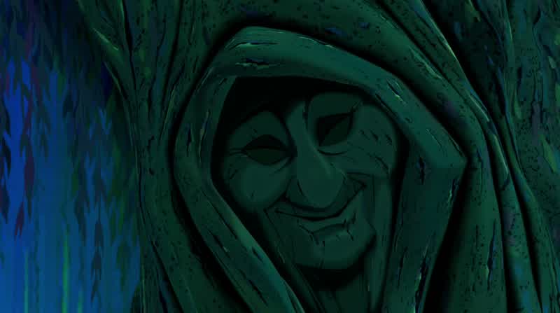 Pocahontas that tree is talking to meThen you should talk backDon't be frightened young manMy bark is worse than my biteSay something What do you say to a treeAnything you want