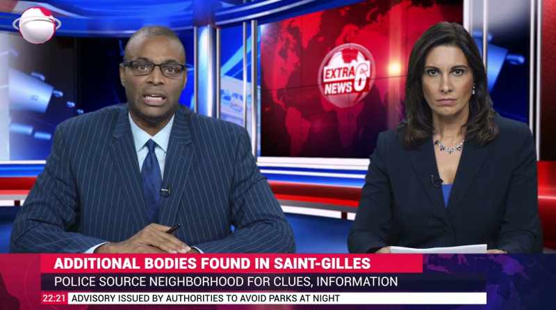 Police are on hand and investigating this latest