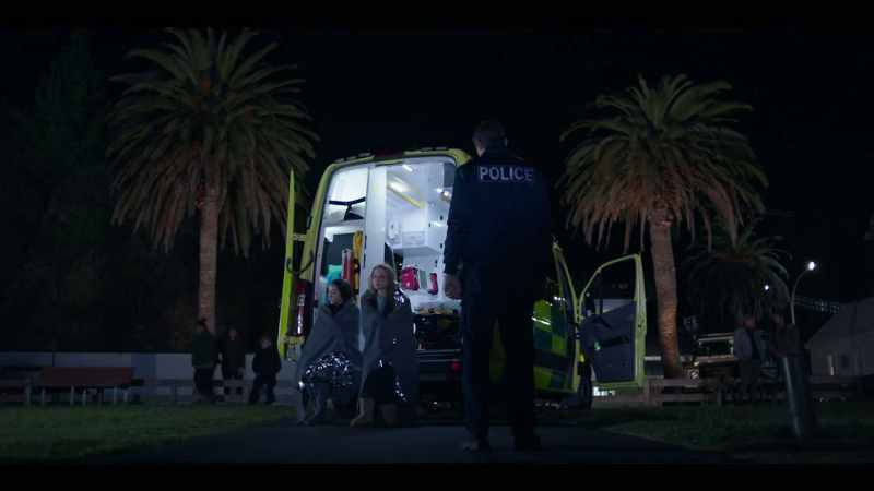 [ Police radio chatter ]