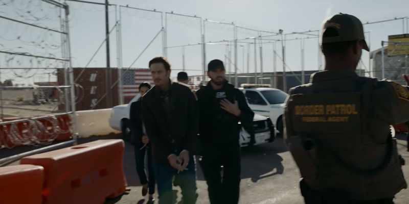 (police radio chatter)