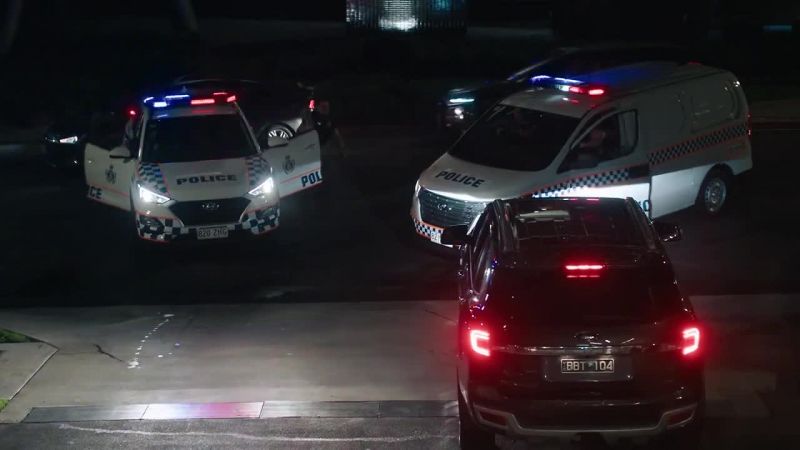 [police radio chatter]