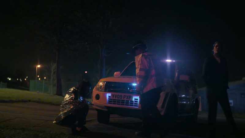 [ Police radio chatter ]