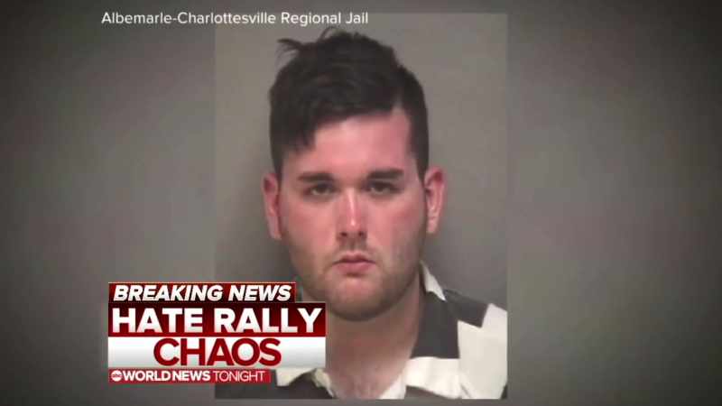 Police saying he had been marching with white supremacists