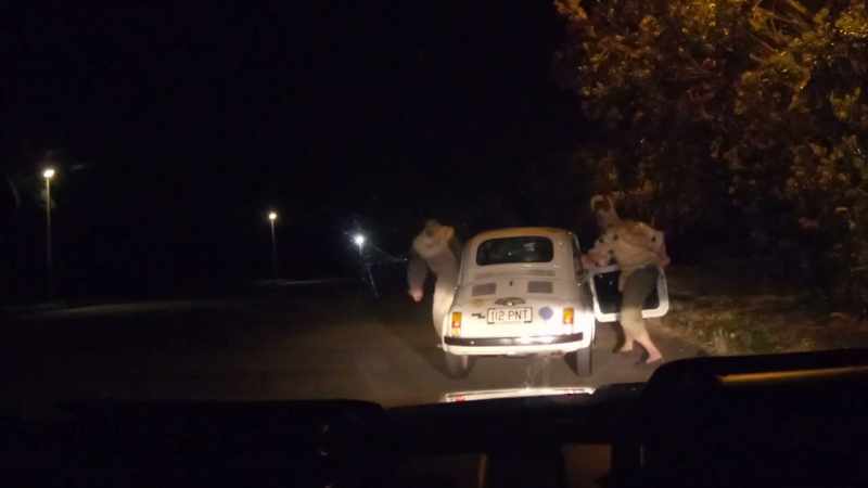 'Police, stop.' -'Please stop.'