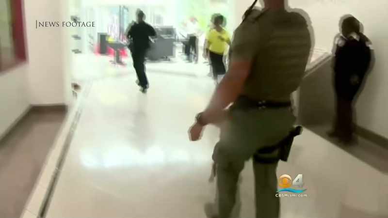 Police would spend hours sweeping every inch