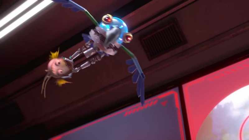 (Polly cawing)