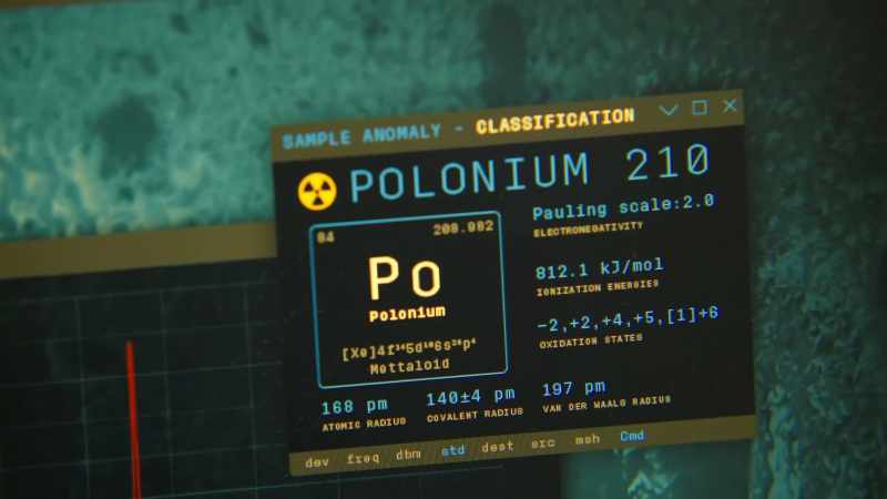 Polonium's that radioactive isotope
