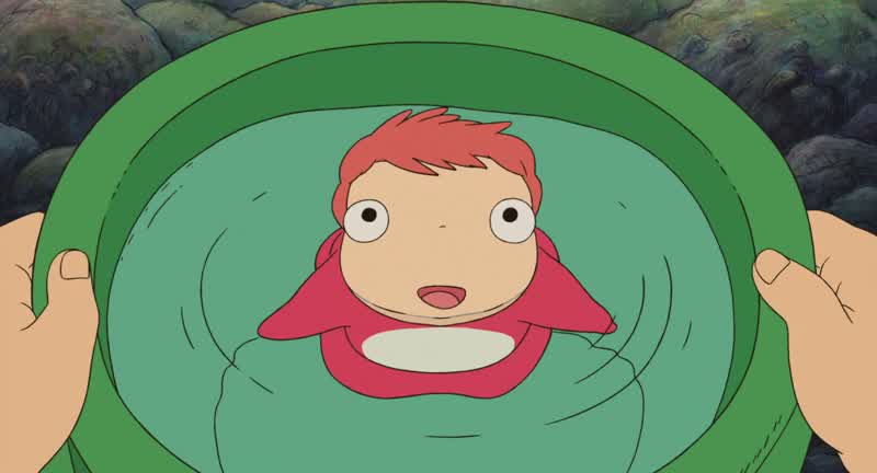 Ponyo! Ponyo. Sosuke. Ponyo loves sosuke!