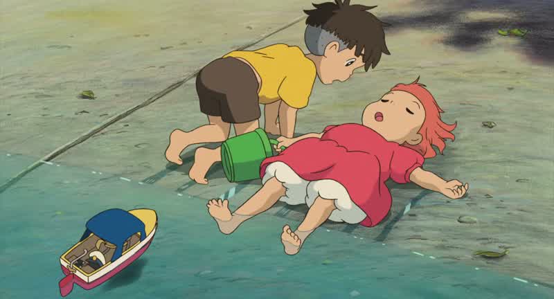 Ponyo! Ponyo, wake up! Sosuke