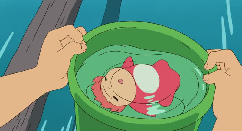 Ponyo! Sosuke, come on! Bring them to me!