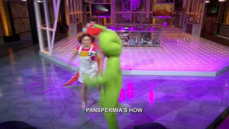 �� Pop, blam, wow Panspermia's how ♪