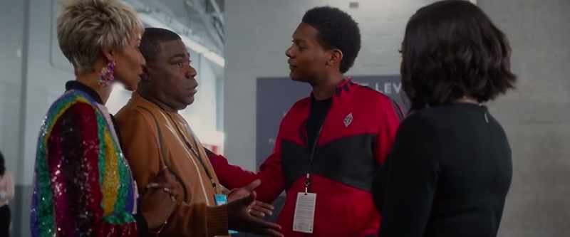 Pops, you can't ask her to do work for us if you haven't signed with her agency