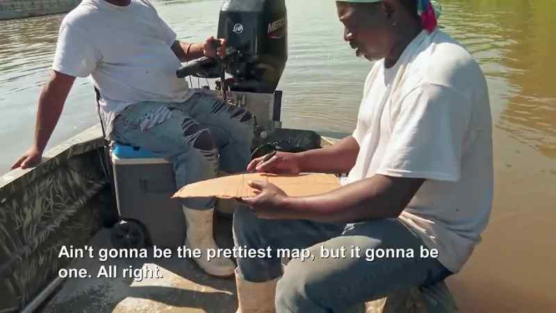 Porkchop said, man, I'm gonna draw me a map