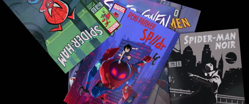 My name is Peter ParkerMy name is Peni ParkerMy name is Peter PorkerI was bitten by a radioactive spiderI was bitten by a radioactive pigIn my universe it's 1933and I'm a private eyeI like to drink