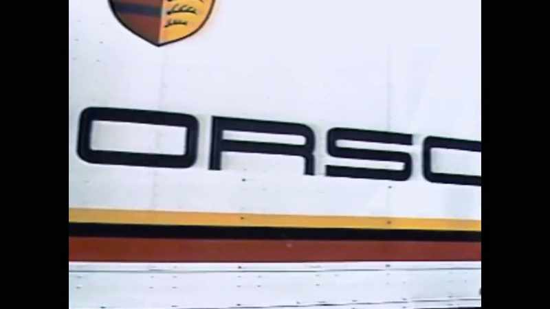 Porsche's 45-foot tractor-trailer rig