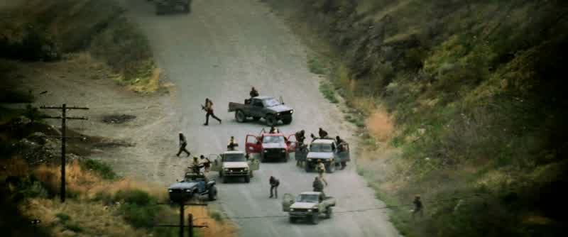 Position to machine gun