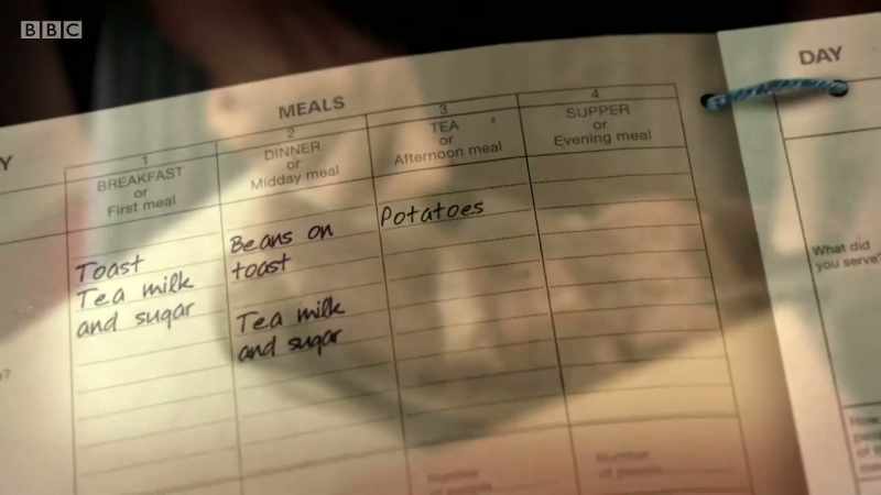 'Potatoes, onions, carrots, corned beef, dumplings.'