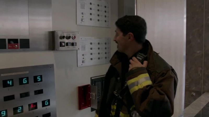 Power's cut on the freight elevator