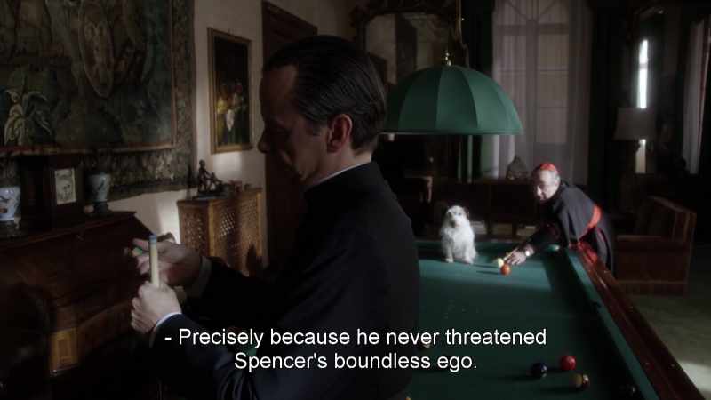 Precisely because he never threatened Spencer's boundless ego
