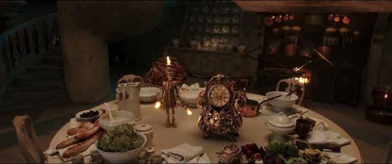 Preparing a dinner, designing a gown for her, giving her