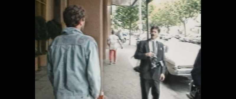 PRESENTER: McEnroe spat at a photographer