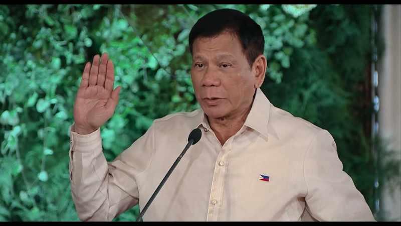 >> President Duterte, right after his inauguration