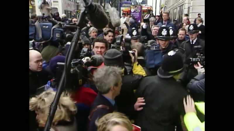 [press clamouring]